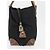 Borsa Tote Prada in nylon nero argento Auth 176297 - vista 5