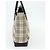 BURBERRY Nova Check Hand Bag Canvas Beige Silver Auth bs34681 Silvery - view 4