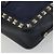 VALENTINO Borsa a Spalla Rock Studs in Pelle Blu Navy e Oro Auth BA12296A D'oro - vista 15