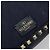 VALENTINO Borsa a Spalla Rock Studs in Pelle Blu Navy e Oro Auth BA12296A D'oro - vista 17