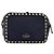 VALENTINO Borsa a Spalla Rock Studs in Pelle Blu Navy e Oro Auth BA12296A D'oro - vista 2