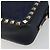VALENTINO Borsa a Spalla Rock Studs in Pelle Blu Navy e Oro Auth BA12296A D'oro - vista 9