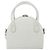 FENDI Borsa a Mano in Pelle 2 in 1 Bianca Argento Auth ka4058 Bianco - vista 2
