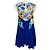 Stella Mc Cartney Vestido de seda impressa multicolorido azul Stella McCartney