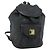 MCM Vicetos Logogram Zaino PVC Nero Oro Auth bs34507 D'oro