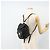 MCM Vicetos Logogram Zaino PVC Nero Oro Auth bs34507 D'oro - vista 23