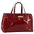 LOUIS VUITTON Borsa Wilshire PM Monogram Vernis Pomme D'amour M93642 Auth 177153 Rosso
