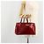 LOUIS VUITTON Borsa Wilshire PM Monogram Vernis Pomme D'amour M93642 Auth 177153 Rosso - vista 25