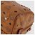 MCM Vicetos Logogram Borsa a Mano PVC Pelle Marrone Oro Auth 175062 D'oro - vista 11