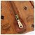 MCM Vicetos Logogram Borsa a Mano PVC Pelle Marrone Oro Auth 175062 D'oro - vista 14