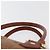 MCM Vicetos Logogram Borsa a Mano PVC Pelle Marrone Oro Auth 175062 D'oro - vista 8