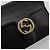 Borsa a Spalla con Catena in Pelle Nera e Oro GUCCI 510304 Auth bs34494 Nero D'oro - vista 14