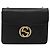 Borsa a Spalla con Catena in Pelle Nera e Oro GUCCI 510304 Auth bs34494 Nero D'oro - vista 2