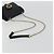 Borsa a Spalla con Catena in Pelle Nera e Oro GUCCI 510304 Auth bs34494 Nero D'oro - vista 7