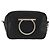Salvatore Ferragamo Borsa a Spalla Gancini Chain in Pelle Nera Oro Auth 176787 Nero D'oro - vista 2