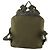 Zaino PRADA in nylon khaki argento autentico 174854 Cachi - vista 3