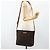 Borsa a Spalla GG Canvas in Nylon Marrone Argento di GUCCI 314529 Auth ep14151 - vista 23