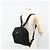Zaino PRADA in nylon nero argento Auth ka4116A - vista 23