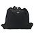 Zaino PRADA in nylon nero argento Auth ka4116A - vista 3