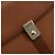 Borsa a Spalla Burberry in Pelle Marrone Oro Auth ep14186 D'oro - vista 14