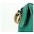 Borsa a Spalla con Catena Christian Dior in Camoscio Verde Oro Auth BA12278V D'oro - vista 15