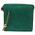 Borsa a Spalla con Catena Christian Dior in Camoscio Verde Oro Auth BA12278V D'oro - vista 2