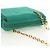 Borsa a Spalla con Catena Christian Dior in Camoscio Verde Oro Auth BA12278V D'oro - vista 6