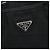 PRADA Borsa a mano in nylon nero argento Auth bs34638 - vista 14