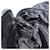 PRADA Borsa a mano in nylon nero argento Auth bs34638 - vista 19