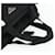 PRADA Borsa a mano in nylon nero argento Auth bs34638 - vista 7