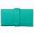 Clutch Hermès Medor in pelle verde con hardware in palladio - vista 2