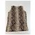 Top senza maniche in maglia con stampa pitone vintage Givenchy Boutique crema marrone M - vista 9