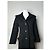 Vintage Givenchy Nouvelle Boutique Wool Long Coat Black S - view 11