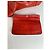 Céline Vintage Celine Triomphe Crest Krokodil-Prägung Leder Tote Rot - Ansicht 8