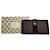 Vintage Gucci Web Stripe Leather Long Wallet Brown