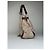 Edge Céline Vintage Celine Macadam C Monogram beschichtete Canvas Tote Beige Burgunder - Ansicht 6