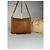 Vintage Loewe Leather Shoulder Bag with Ostrich Trim Tan Camel - view 2