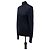 Autre Marque CELINE Strickbluse Rundhalsausschnitt Marineblau Seide Kaschmir Wolle - Ansicht 2