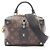 Borsa Petite Malle Souple Louis Vuitton Marrone Nero Monogramma