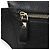 Borsa a tracolla in pelle nera Valentino Nero - vista 7