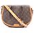 Borsa a Spalla Menilmontant PM Louis Vuitton Marrone Monogramma