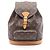 Zaino/borsa Montsouris MM Louis Vuitton Marrone Monogramma