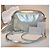 Borsa a mano Jimmy Choo in pelle argento - vista 2