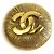 Spilla in metallo dorato Chanel D'oro