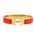 Bracelet Bangle Clic Clack H d'Hermès Doré Orange  - vue 1