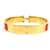 Bracelet Bangle Clic Clack H d'Hermès Doré Orange  - vue 4