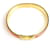 Bracelet Bangle Clic Clack H d'Hermès Doré Orange  - vue 5