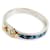Hermès Bangle-Armband Mini Click Chaine d'Ancre HERMES Silber Blau Golden  - Ansicht 2