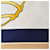 Sciarpa Hermès "LES MUSEROLLES" Bianco Blu navy - vista 6