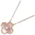 Collana Vintage Alhambra di Van Cleef & Arpels Rosa D'oro  - vista 1